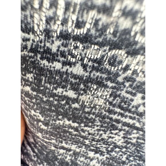 Victorias Secret Speckled Sports Bra Gray Racerback 34B Strappy Back Activewear - Picture 5 of 11